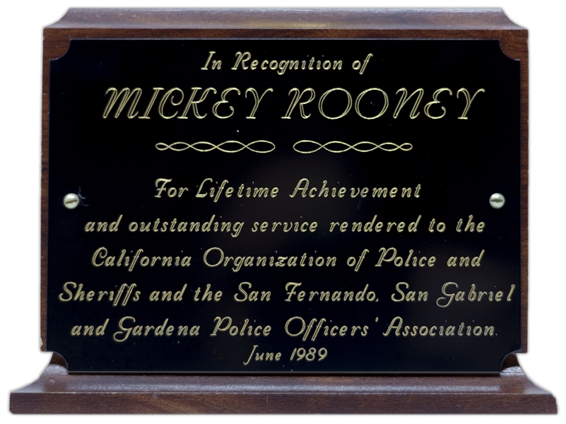 Mickey Rooney Lot of Personally Owned Items From His Acting Career -- Includes Two SAG Membership Cards & an Actors' Equity Association Pin